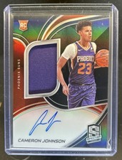 2019-20 Panini Spectra Cameron Johnson RC Jersey Rookie Auto #/149 Suns