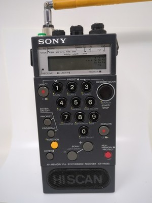 Sony Icf-Pro80 Radio For Parts and Repair Only - Powers on!