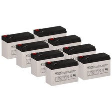 SigmasTek Battery Set of 8 for Eaton Powerware PW5125-48EBM UPS, SLA 12V 7.5Ah