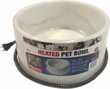 FI. HEATED ELECTRIC DOG CAT PET FARM WATER BOWL OUTDOOR WATERER 1.5 GAL P60S