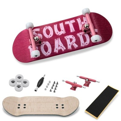 34mm PNK-PNK-WS , SOUTHBOARDS  Holz Fingerboard, Fingerskateboard mit CNC Wheels