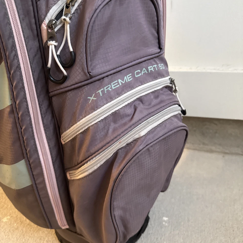 Bolsa de carrinho feminina Tour Edge lançamento quente carrinho Xtreme 5.0 rosa roxo - Imagem 2 de 4