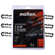 Molten. Ego 14 Inch Chainsaw Chain Fits CS1400, CS1401, Skil 40v Chainsaw, Ry...