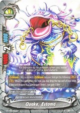 Buddyfight TCG card S-BT02/0058EN C Quake, Stoma Dimension Destroyer