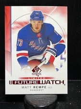 Matt Rempe #109 2024-25 SP Authentic Limited Red New York Rangers
