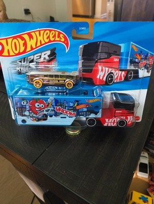 HOT WHEELS '24 SUPER RIGS PENCIL PUSHER SCHOOL BUS MATTEL 