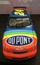 1994 JEFF GORDON 24 AUTOGRAPHED DUPONT COKE 600 RACED WIN 1/24TH NASCAR DIECAST