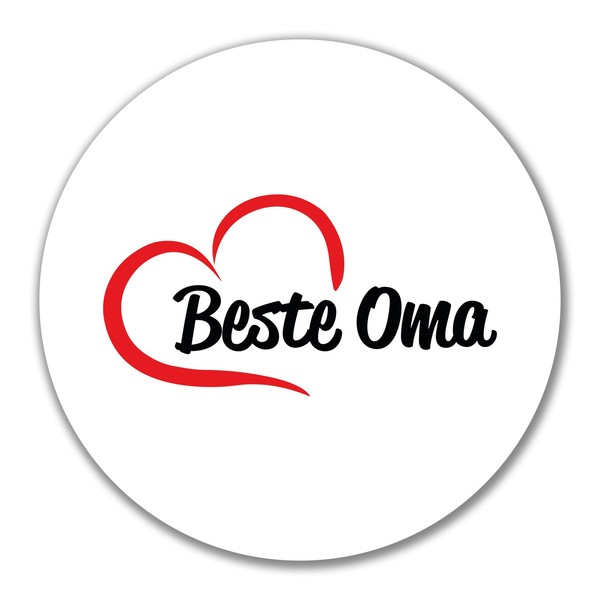 Aufkleber Beste Oma Herz 10Cm Sticker Beste Oma Geschenkidee PräSent Mitbringsel-image