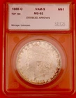1888-0 US Morgan Silver Dollar(VAM 9)