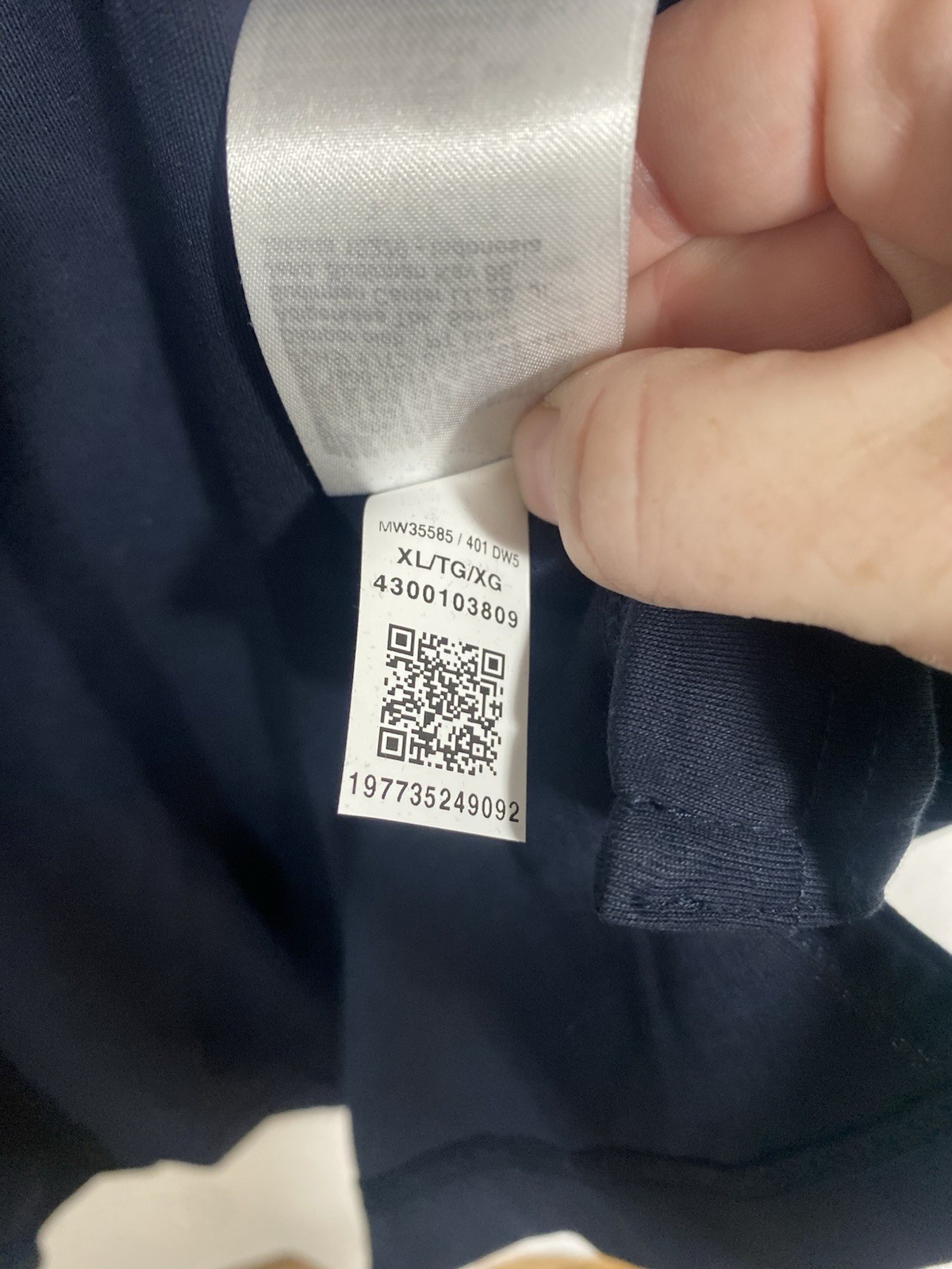 Tommy Hilfiger Men's Slim Fit Stretch Short Sleeve Polo Shirt Navy Size XL NWT thumbnail 8