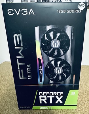 EVGA GeForce RTX 3080 Ti FTW3 Ultra 12GB GDDR6X RGB DLSS Fan Heatsink