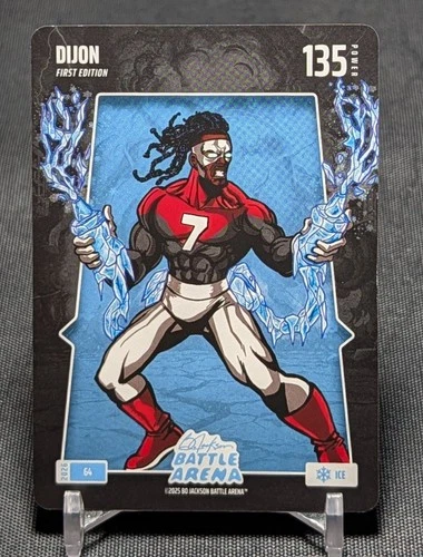 Bijan Robinson DIJON Ice 2026 Bo Jackson Battle Arena Card #64 Atlanta Falcons