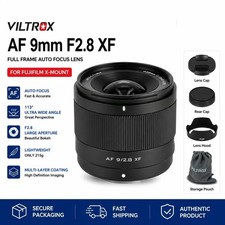 Viltrox 9mm F2.8 APS-C Auto Focus Prime Lens for Fujifilm Fuji X Mount Cameras