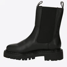 Monki Pull On Chelsea Boots Black Size 39 (8-8.5)