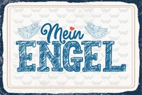 Blechschild 30X40 Cm Mein Engel Schild Deko Geschenk Schild