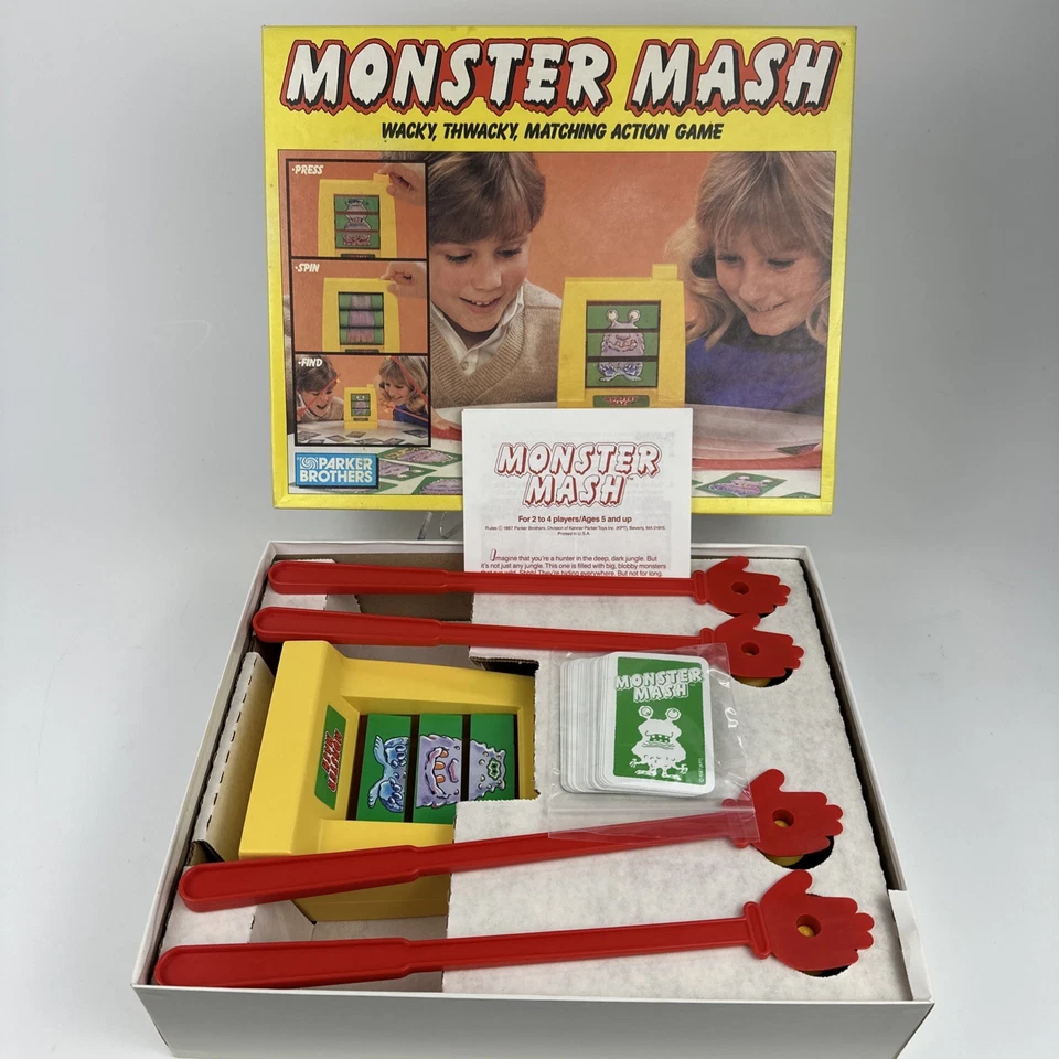 1987 Monster Mash Board Game No. 0495 by Parker Brothers Complete Excellent Cond - Image 2 of 4