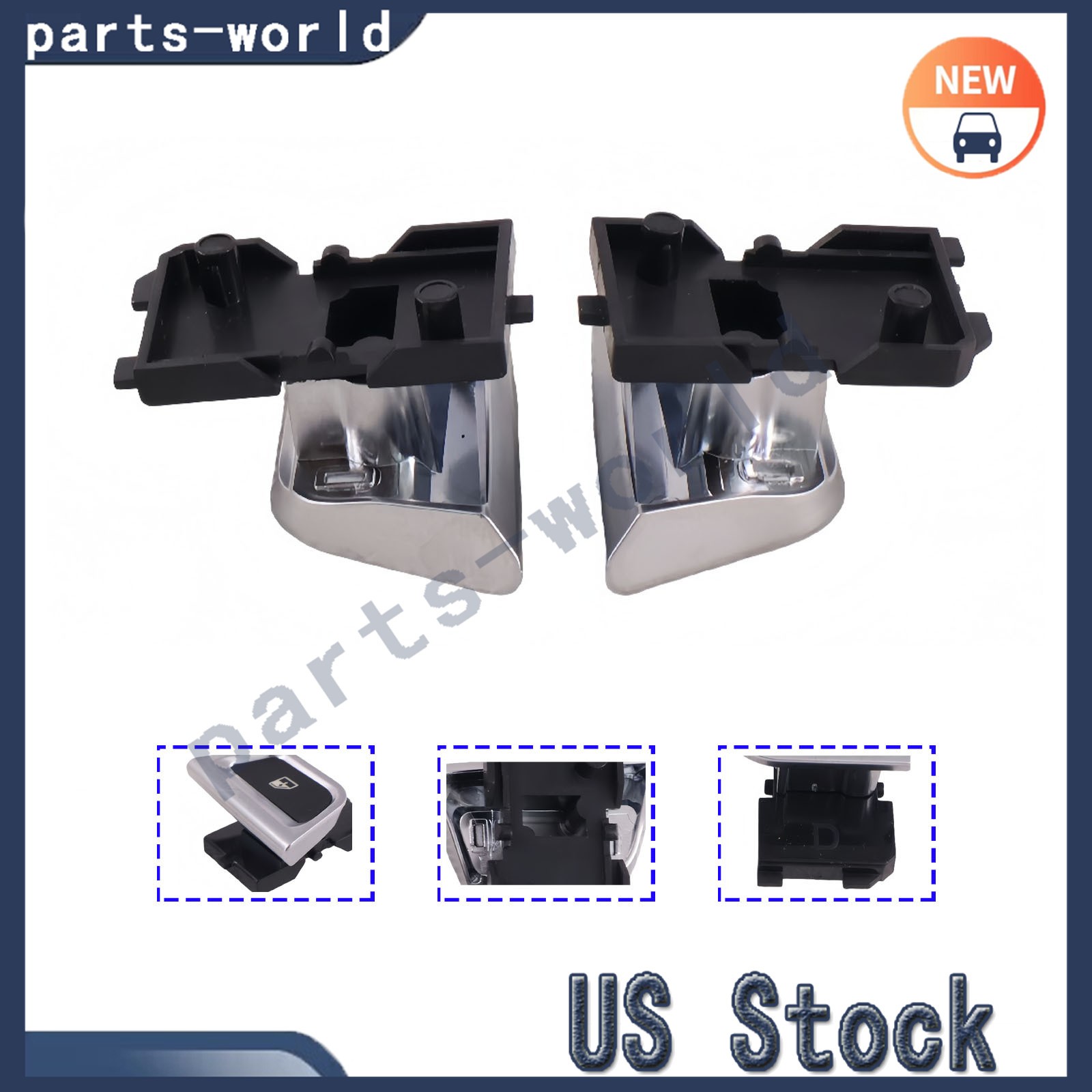 Power Window Control Button Supporter Pair For Ferrari California T 309096