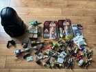vintage star wars action figure lot Modern Darth Vader Lego Yoda Clock Weapons