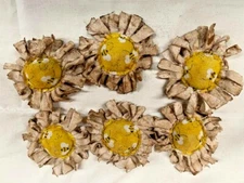 Primitive Flowers Bowl Fillers Handmade Ornies Ornaments/Grunged/Bees