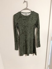 Reformation Dress Women’s XS Kenmare  Animal Print Mini Green