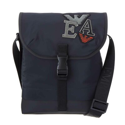 Emporio Armani Herren Messenger Crossover Tasche Schwarz #106