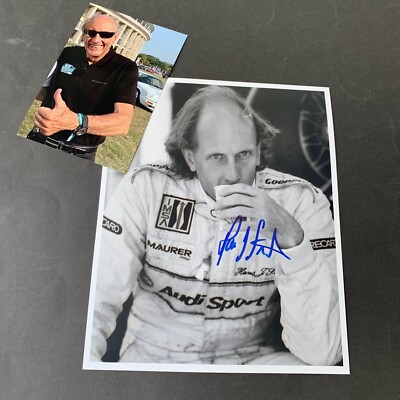 Carte Autographe Hans Joachim Stuck – Formule 1, Signée, Original, Allemagne