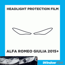 Für Alfa Romeo Giulia 15+ KLAR Scheinwerfer Kratzschutzfolie PPF