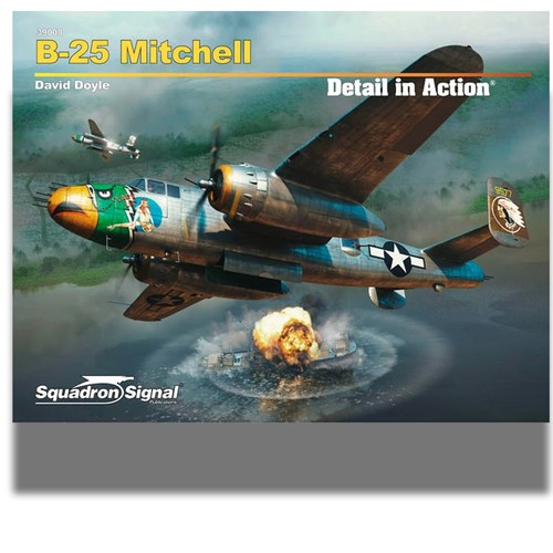 SIGNAL 39008 B-25 MITCHELL DETAIL IN ACTION 160PAGE *SC REFERENCE BOOK - Picture 1 of 1