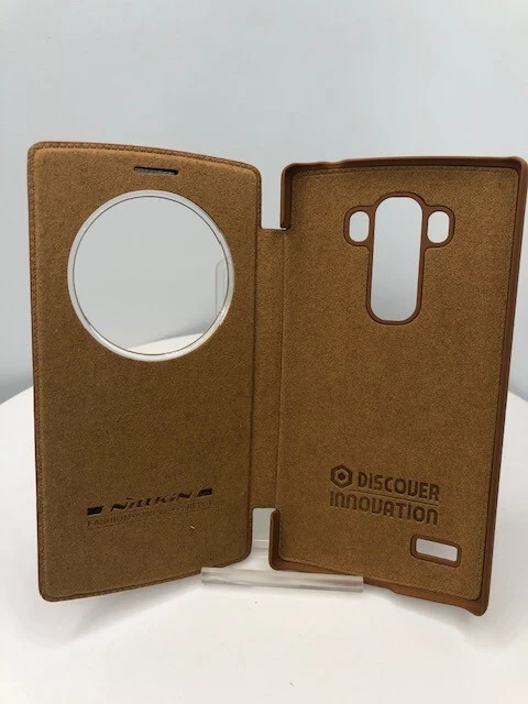 FUNDA CARTERA CUERO MARRÓN PARA LG G4 BEAT 2015 (H735, HT36) Foto 3 de 3