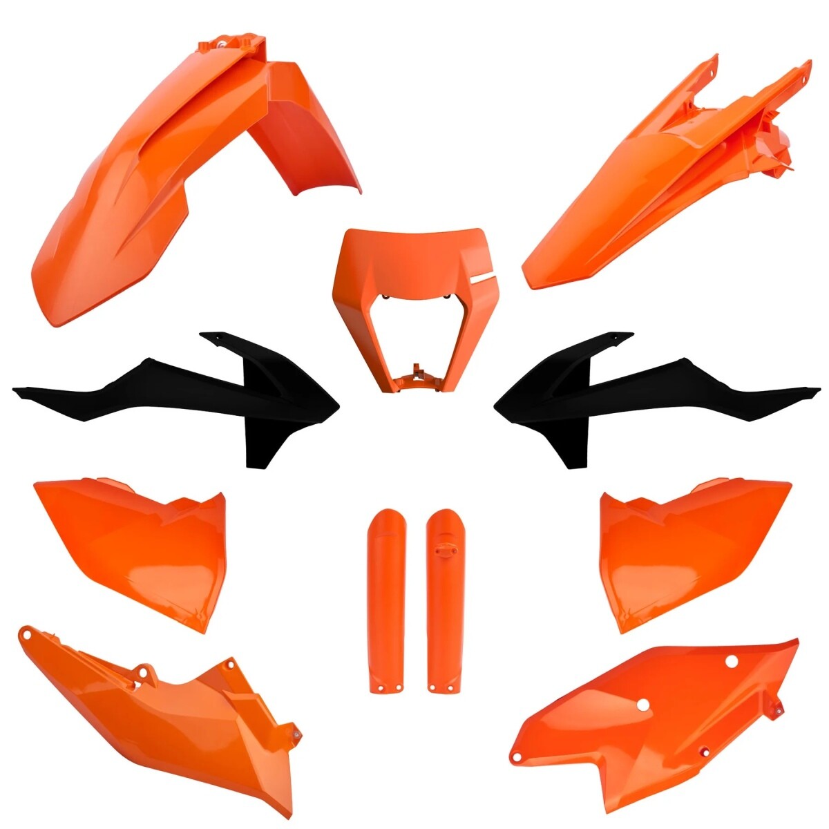 Kit habillage KTM EXC F TPI 17-19 pour rénovation après chute