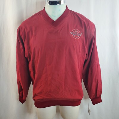 VINTAGE CAMP DAVID RED SOX PULLOVER JACKET SIZE M CORONADO CALIFORNIA 