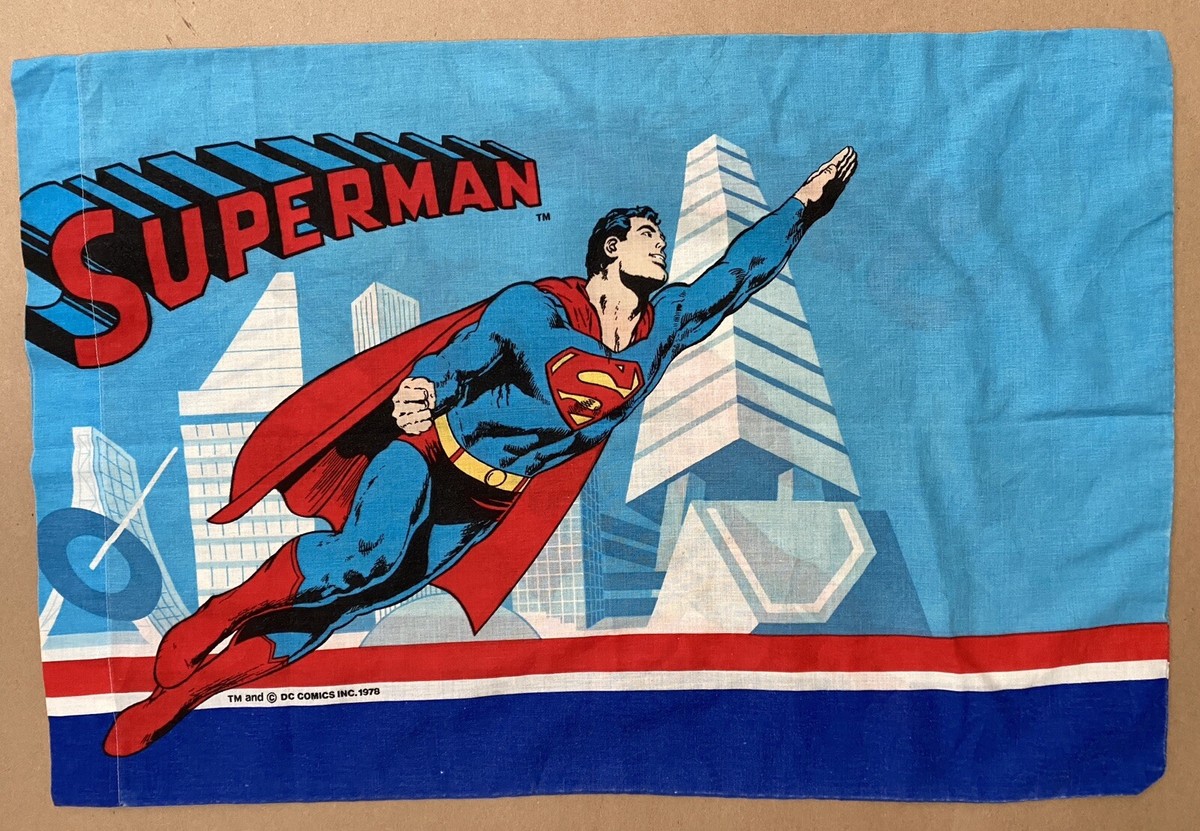 VINTAGE スーパーマン DCコミックス USA製 キャラシーツ TWIN