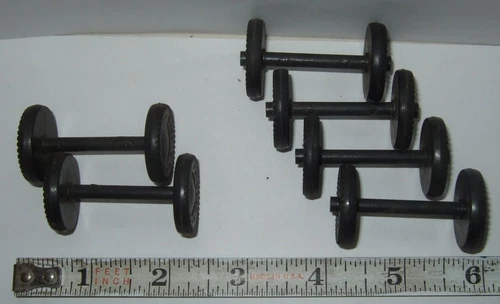 1950's Marx Construction Camp & Big Inch Pipe Line TRUCK WHEELS for Playsets