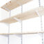 Miniaturansicht 83  -  Regalträger 4 Stück Regalsystem für Wandschiene Regalwinkel Regalboden Regal