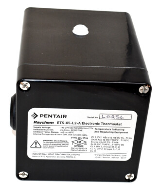 Pentair Raychem ETS-05-L2-A | Electronic Thermostat Surface Sensing New 