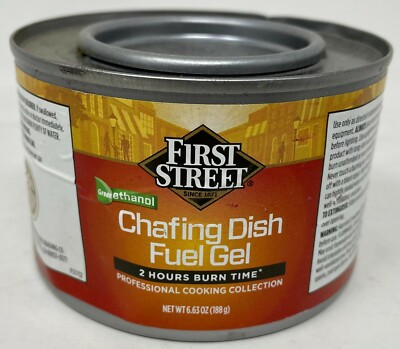 Amerifoods Trading Co First Street Chafing Dish Ethanol Fuel Fire Gel 6.63 oz.