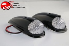 Guide Style Headlight Black Led Turn Signal Marker Lights Housings Clear 1157 Guide Style Headlight Black Led Turn Signal Marker Lights Housings Clear 1157