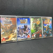 PSP Monster Hunter Portable 1st 2nd 2nd G 3rd 4set Tested Capcom From Japan