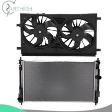 Radiator and Cooling Fan Assembly Car Electric For 2008 09-2014 Dodge Avenger