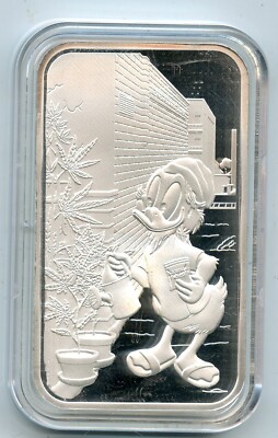 1 OZ. RECKLESS METALS & LONG ISLAND SILVER 420 Scrooge McDuck .999