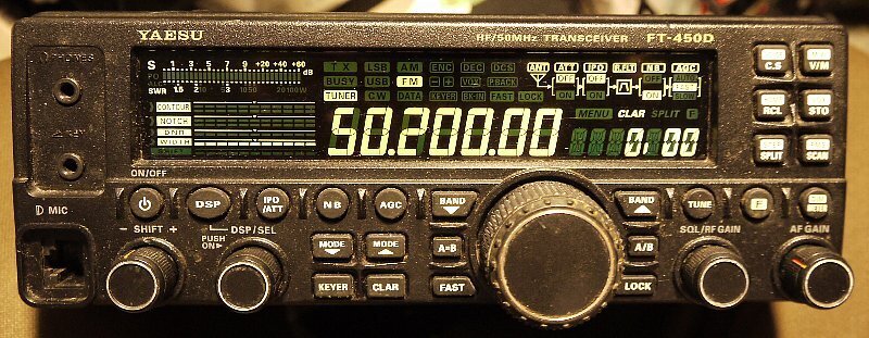 Yaesu Ft-450D Hf/50Mhz All-Mode 100W Fixed High Quality Versatile 