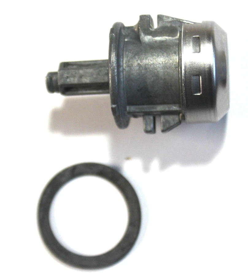 Cilindro de bloqueo de llave de puerta trasera de repuesto Ford con 2 llaves con logotipo ovalado OEM Foto 4 de 4