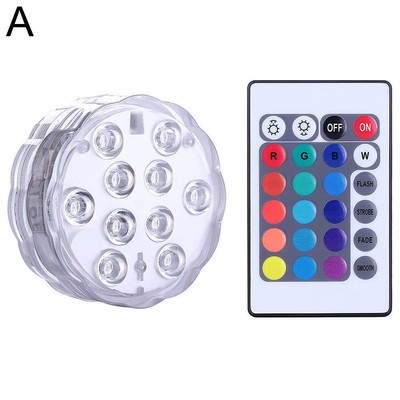 LED Lights RGB Multi Color Changing Waterproof Lamp Light Control & Remote Q5J2