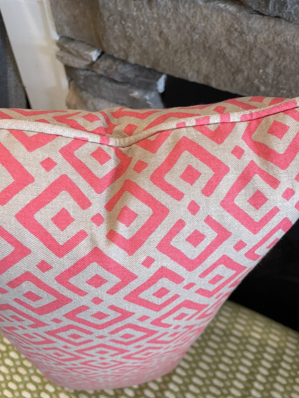 Serena & Lily Flame Lattice Lumbar Throw Pillow Cover eBay