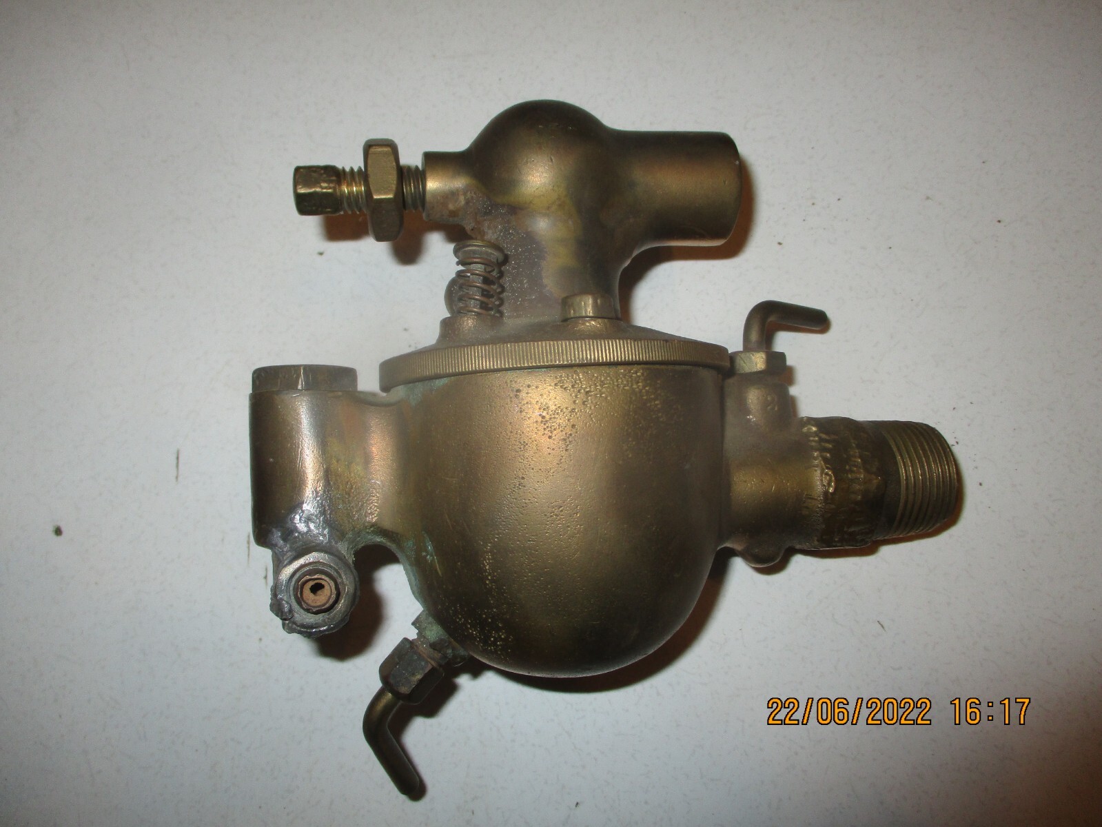 antique vintage marine engine brass carburetor carby eBay