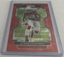 2021 Panini Prizm Football Chase Edmonds Arizona Cardinals Red Cracked Ice #77
