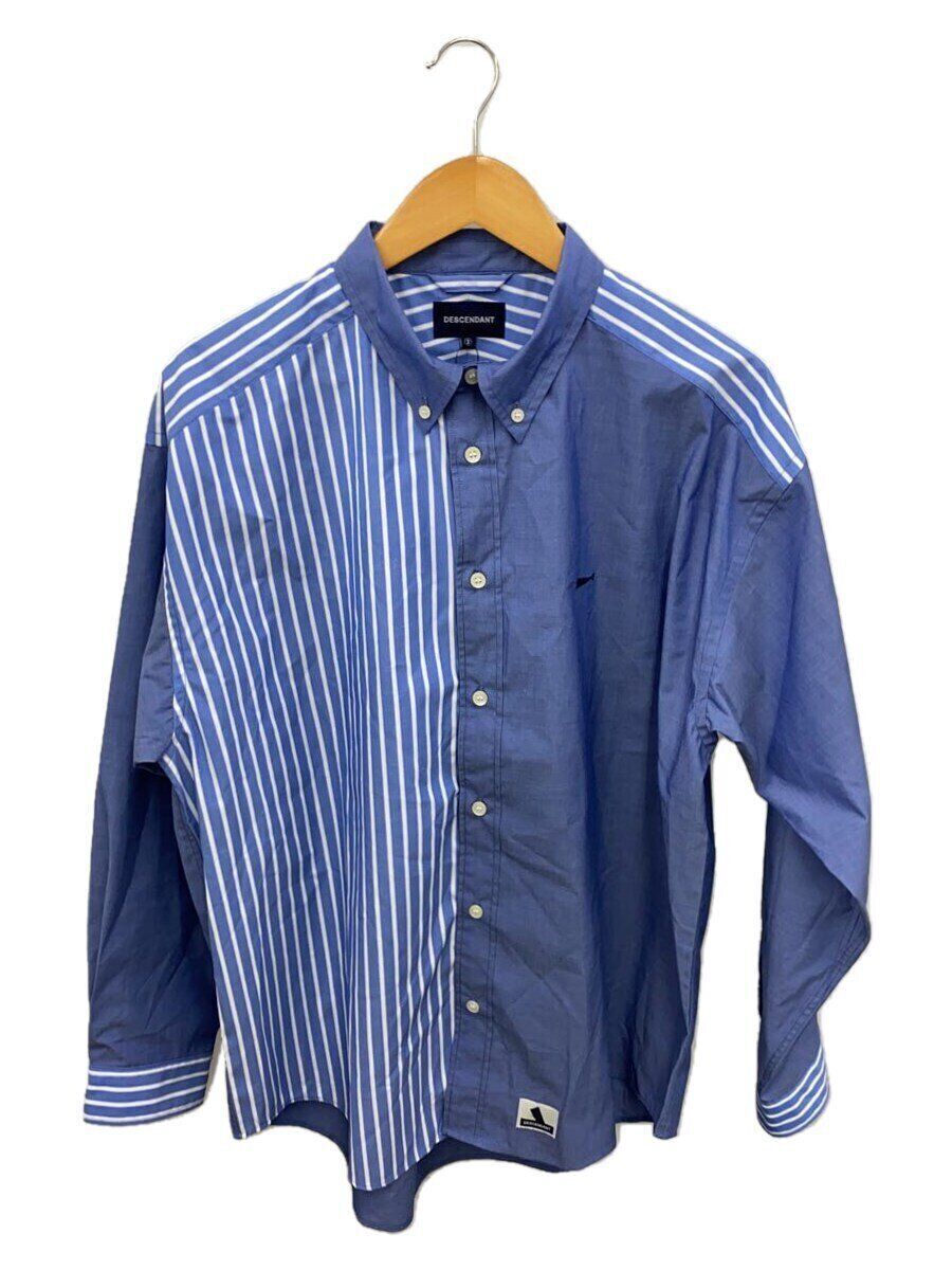 DESCENDANT LONG SLEEVE SHIRT KENNEDYS ACID LS SHIRTS 2 COTTON Blue 
