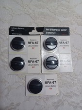Dog Collar RFA-67 REPLACEMENT Batteries  5 COUNT Dog Collar Battery Waterproof