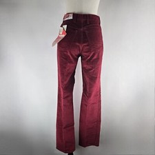 Vintage 80's Wrangler Corduroy Pants USA Red High Waist Misses Sz 10 NOS DSWT
