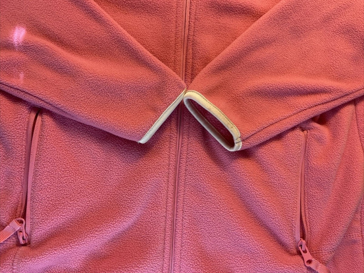 Cabelas Pink Fleece Full Zip Jacket Size Small StillWater Supply